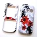 LG Rumor2 LX265 Sprint / VN250 Cosmos Snap On Protector Hard Case Image Cover "Artistic Red Flowers" Design