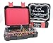 Quick Gourmet Leak Proof Lunch Box with 3 Compartments / Bento Box for Kids and Adults / Perfect Portion Control / Eco Friendly / Stackable with BONUS Black Chalkboard Lid and Chalk Pen