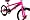 Big Momma Pink Gyro Freestyle BMX with pegs