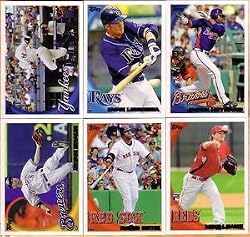 2010 Topps Baseball Cards Series 2 Set (Card #'s 331-660) - Includes Jason Heyward Rookie, Mike Leake Rookie, Austin Jackson Rookie, Derek Jeter, Alex Rodriguez, Evan Longoria, David Ortiz, Ryan Braun & more!!