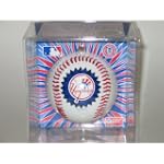 NEW YORK YANKEES Mini-Replica MLB Baseball CHRISTMAS ORNAMENT (Star Design)