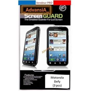 3 Films Protection Ecran pour Motorola Defy [Appareils électroniques]