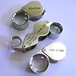 SE 3pcs Jewelers Eye Loupe 10x 30x Loupes + Dual 10X-20X