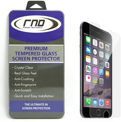 RND Apple iPhone 6 and 6S Premium Tempered Glass Screen Protector (4.7 inch, .33mm thick, 9H)