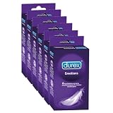 36 (6 x 6 St�ck) Durex Emotions Kondome + 3 x Vitalis Gleitgel Sachets � 5 g gratis zum Testen!von "Durex"