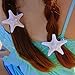 Canserin Fashion Women Lady Girls Pretty Natural Starfish Star Beige Hair Clip