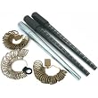 6 Ring Sizer Gauge Ring Stick Steel Jewelers Tool New