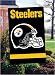 Pittsburgh Steelers Applique Embroidered Banner Flag 44"x28" NFL Football Fan Shop Sports Team Merchandise