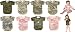 Camouflage One Piece Infant Military Baby Bodysuits