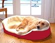 Small 23x18 Lounger Dog Pet Bed - Red