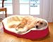 Large 36x24 Lounger Dog Pet Bed - Red