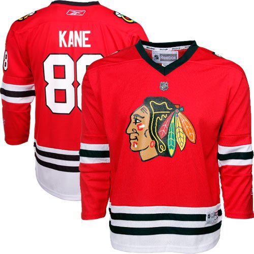Reebok Patrick Kane Chicago Blackhawks Youth Replica Jersey - Red (Small/Medium)