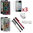 GTMax 10 Items Accessories Bundle kit for Apple iPod touch 8GB 32GB 64GB (4th Generation) 4 4G