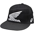 One Industries Honda Stealth Men's Flexfit Casual Wear Hat w/ Free B&F Heart Sticker Bundle - Black