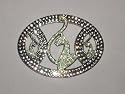 CHROME ICED OUT BABY PHAT FASHION BUCKLE FREE BELT S-3X