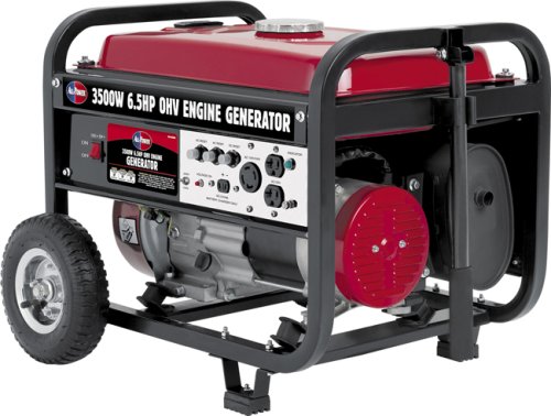 All Power America APG3002 3,500 Watt 6.5 HP OHV 4-Cycle Gas Powered Portable Generator with Wheel Kit