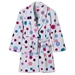 Girls' Xhilaration&reg; Dot Robe - Bella White