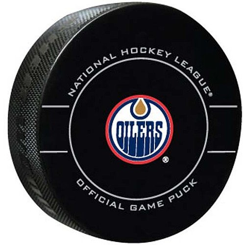 Sherwood Edmonton Oilers Replica Game Puck