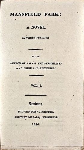 MANSFIELD PARK - ORIGINAL FIRST EDITION REMASTERED 