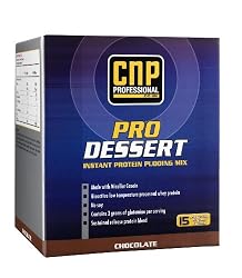 Dorian Yates CNP Professional ProDessert Instant Protein Pudding Mix, Chocolate, Single Serving Envelopes (Pack of 15)