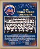 1986 New York Mets World Series Championship Team Photo Plaque (you choose color & size)