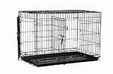 Precision Pet Two-Door Great Crate, Black