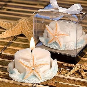 Click to buy Maine Wedding Venues: Starfish Design Favor Saver Candle Favors from Amazon!