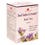 Health King  Blood Tonifier & Circulator Herb Tea, Teabags, 20-Count Box (Pack of 6)