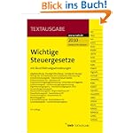 Wichtige Steuergesetze