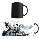 Morphing Mugs DC Comics Justice League (Batman) Ceramic Mug, Black