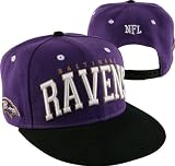 Baltimore Ravens Big Text 2 Tone Flatbill Snapback Hat