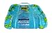 Frogs Combo Fleece Blanket & Backrest Kids Pillow Set