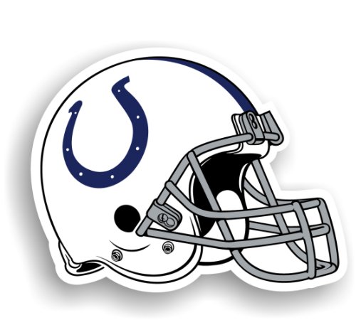 NFL Indianapolis Colts 12-Inch Vinyl Helmet Magnet