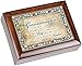 Granddaughter You Have Brought Such Joy Jeweled Musical Music Jewelry Box with Dark Wood Finish Plays What A Wonderful World