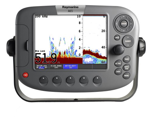 Raymarine A65 6.5-Inch Waterproof Marine GPS and Chartplotter with Sounder