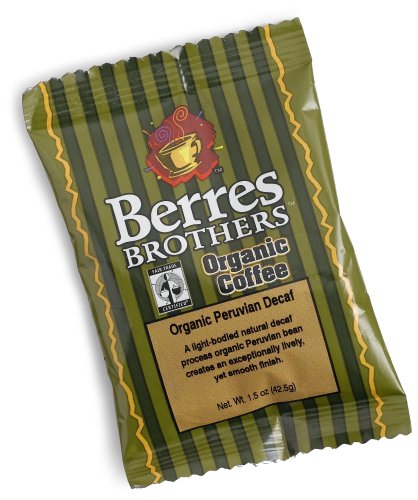 Berres Brothers Coffee Roasters Organic Decaf Peruvian Coffee, Ground, 1.5-Ounce Bags... by Berres Brothers Coffee Roasters