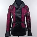 Elegant Jacke Blazer Design Damen Weinrot Verf�gbare Gr��en: 34, 36, 38, 40, 42, 44