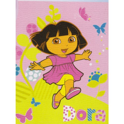 Childrens/Kids Dora The Explorer Fleece Blanket/Bed Throw (120cm x 150cm) (Pink)