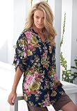Roamans Plus Size Tab Sleeve Bigshirt