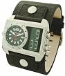 Kahuna - KTY-0001G - Montre Homme - Analogique et digitale - Bracelet Cuir Noir
