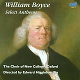 William Boyce: Select Anthems