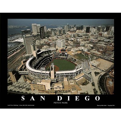 (8x10) Mike Smith San Diego Padres Petco Park Sports Poster Print