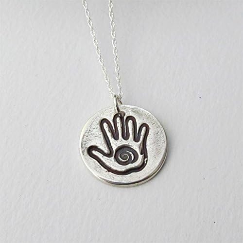 Spiral Hand Boho Necklace