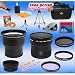 Professional Tokina 3x Telephoto & 0.22X Ultra Fisheye Wide Angle Lens + 2GB Compact Flash Card MEGA Kit for Canon G3 G5