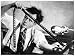Sergei Eisenstein (1898-1948) Editing the Film October Art Stretched Canvas Poster Print by Russian Photographer, 23x17
