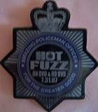Hot Fuzz movie promo badge button or pin