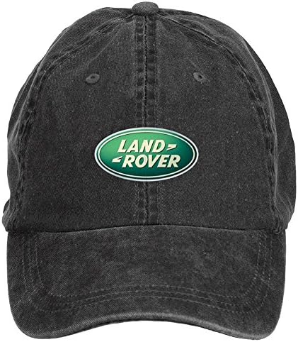 HUANYU LAND ROVER Logo Cotton Washed Baseball Caps One Size Hats With Adjustable Velcro