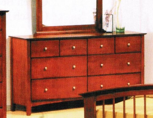 Storage Dresser Contemporary Style Cherry Finish