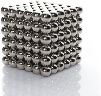 Rubik's Cube Magnetic Ball Neocube 216pcs Cubes Diameter 5mm Bucky Square Cubes Balls (Nickel)+ Iron Box packaging