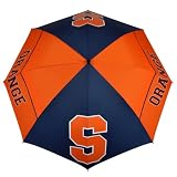 NCAA Syracuse Orangemen 62-Inch WindSheer Hybrid Umbrella